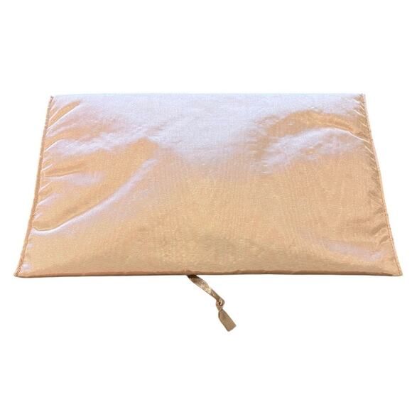 Vtg New Victoria’s Secret Pink Nylon Lingerie Storage Bag Lace Trim W/Potpourri - Picture 2 of 6